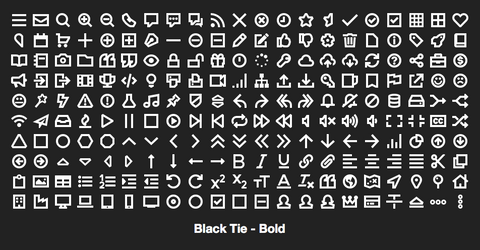Black Tie - Bold