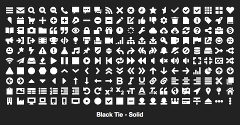 Black Tie - Solid